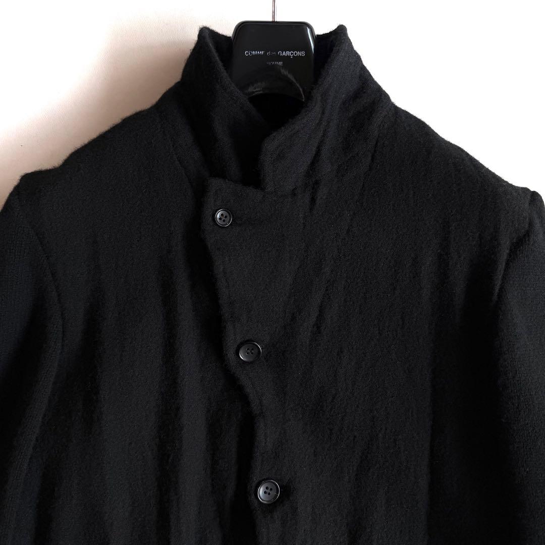 《美品》24aw コムデギャルソン シャツ ウール縮絨 ジャケット ブラック M