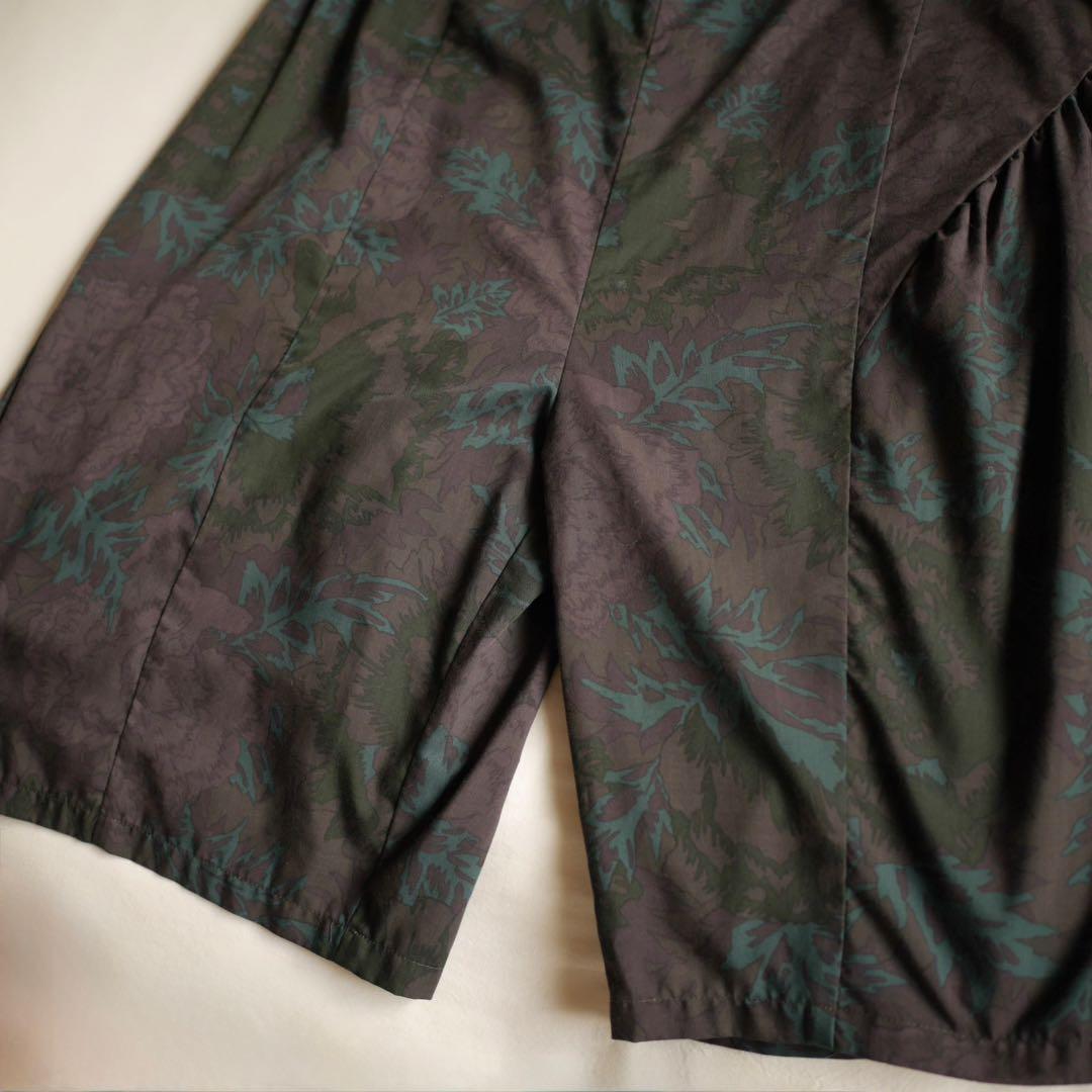 Y's for Living ボタニカル柄 バルーンパンツ