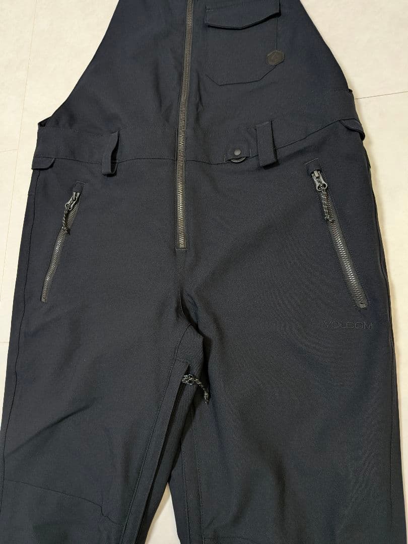 volcom リブパンツ オーバーオール スノーボードウェア