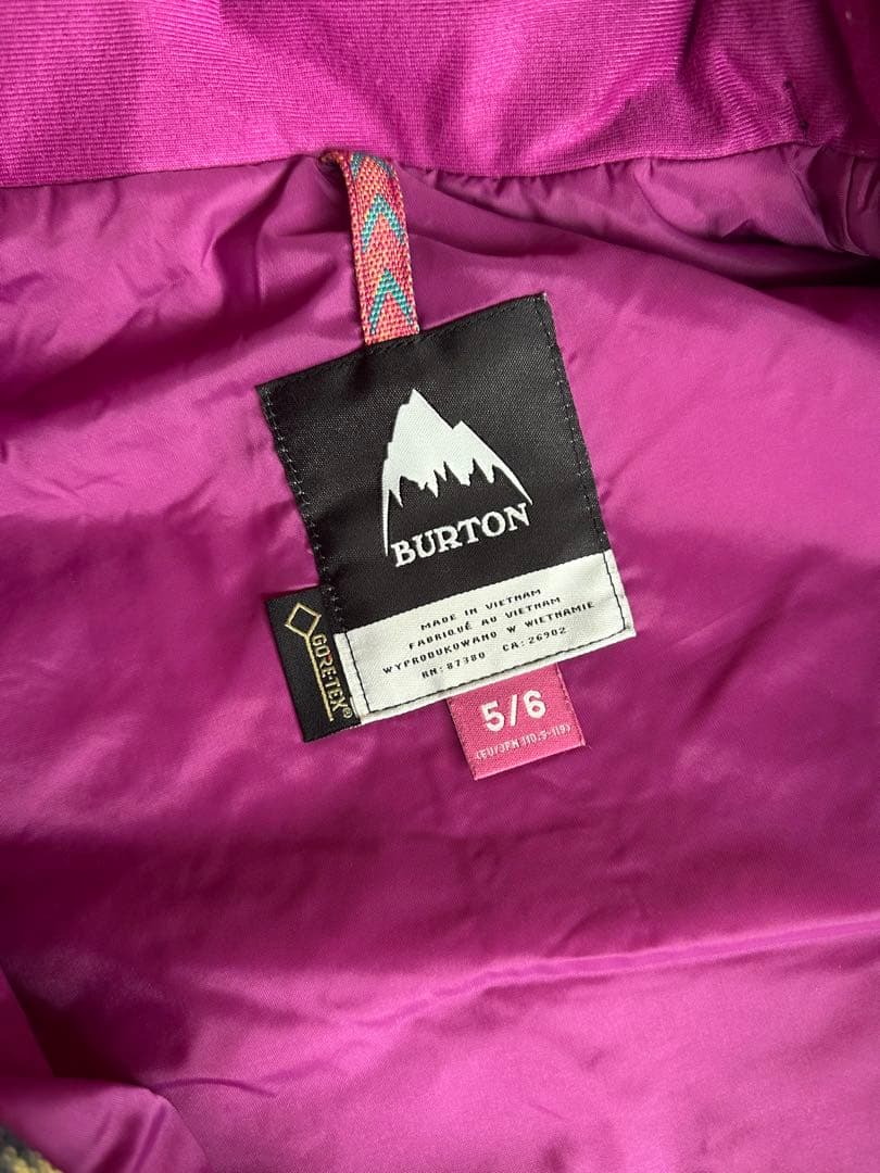 Burton 子ども用スキーウェア 上下セット110cm-125cm