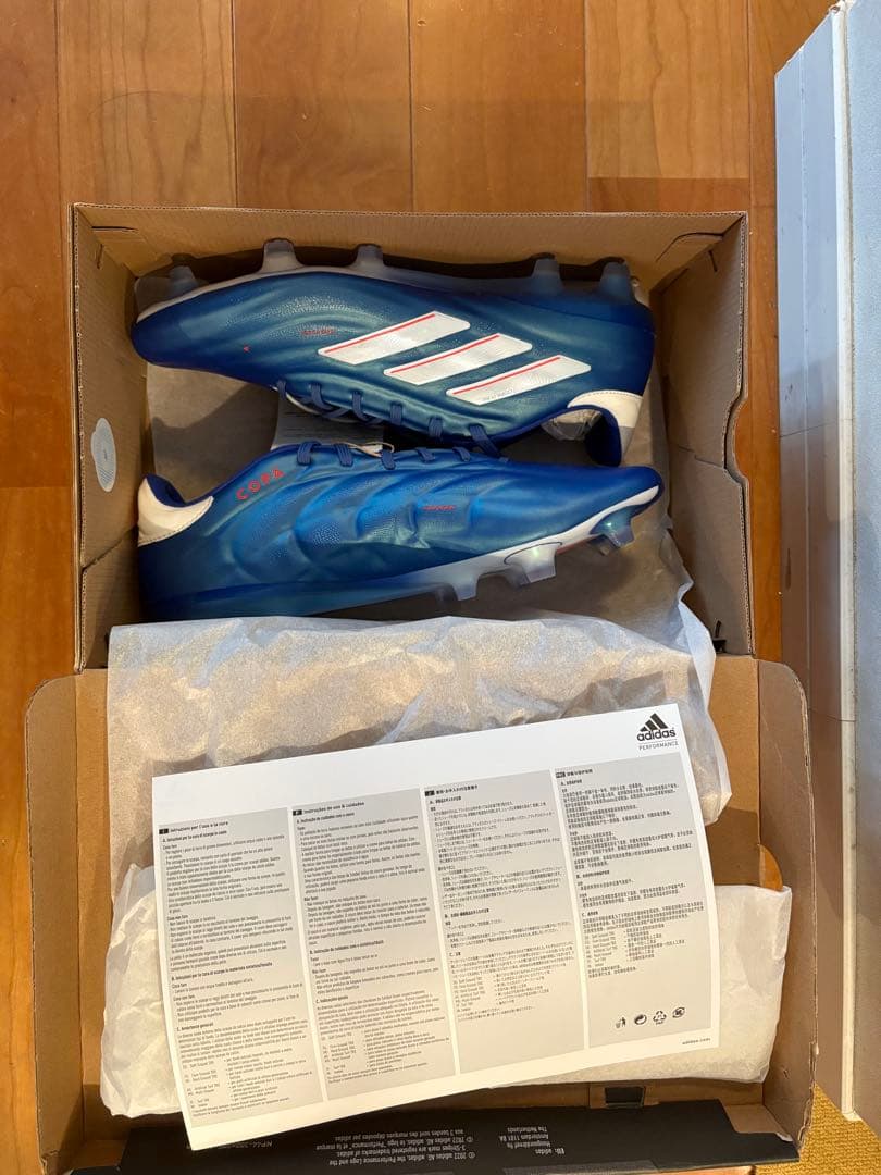 adidas コパピュア2.1 27.0cm スパイク 青 新品