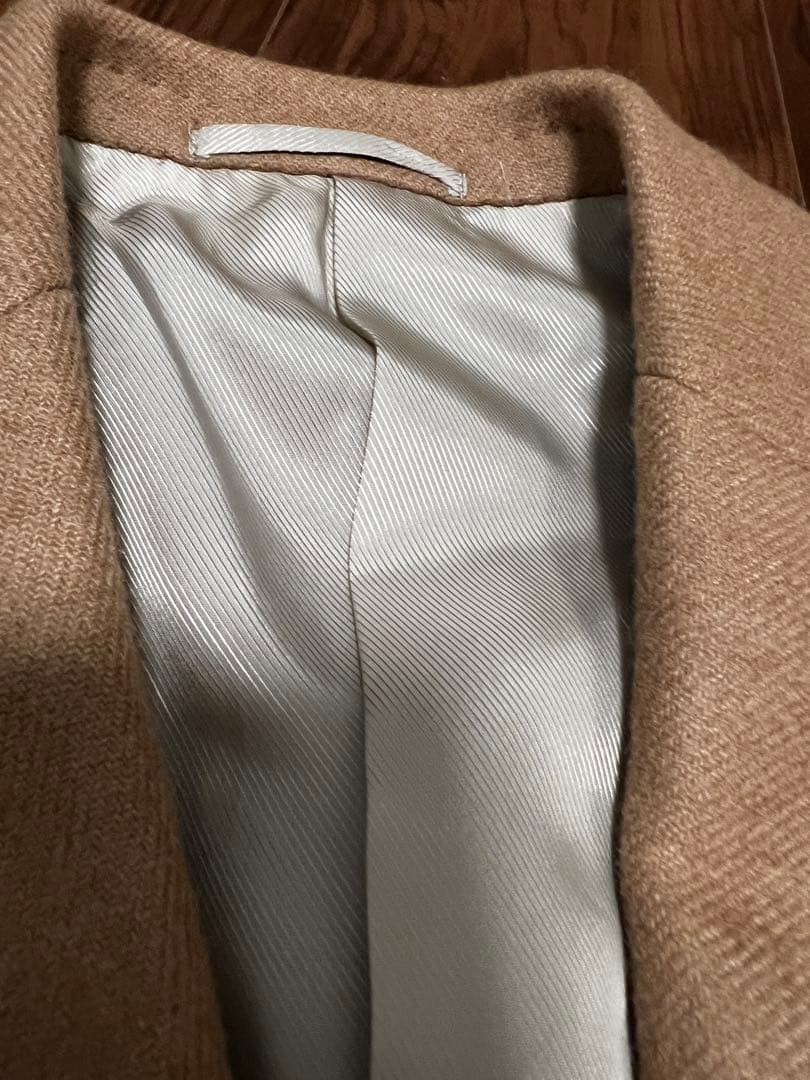 ユナイテッドアローズ チェスターコート 44 高級キャメルヘア100% 極美品♪