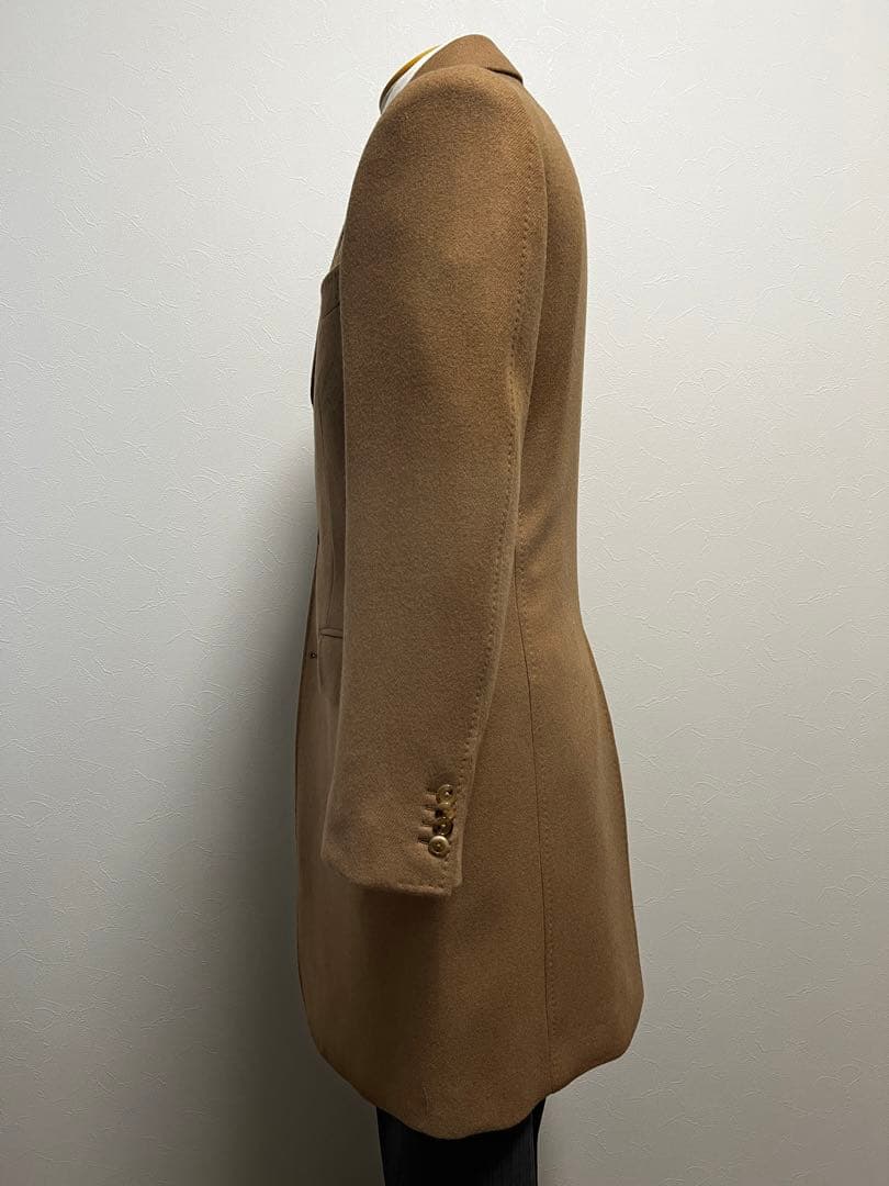 ユナイテッドアローズ チェスターコート 44 高級キャメルヘア100% 極美品♪