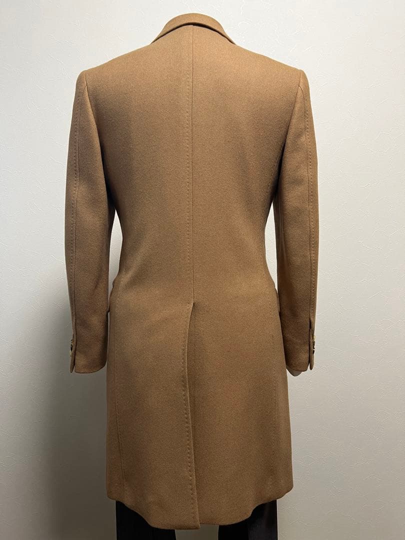 ユナイテッドアローズ チェスターコート 44 高級キャメルヘア100% 極美品♪
