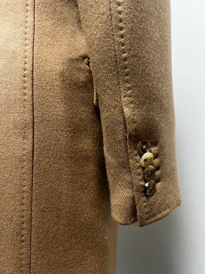 ユナイテッドアローズ チェスターコート 44 高級キャメルヘア100% 極美品♪