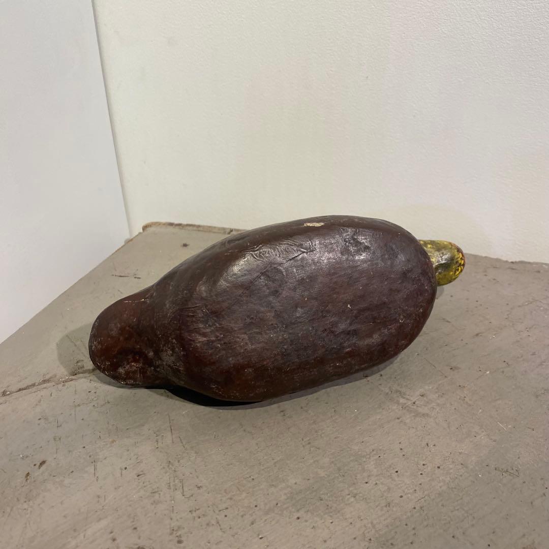 紙縒り細工 水鳥 雁 二羽セット アンティーク