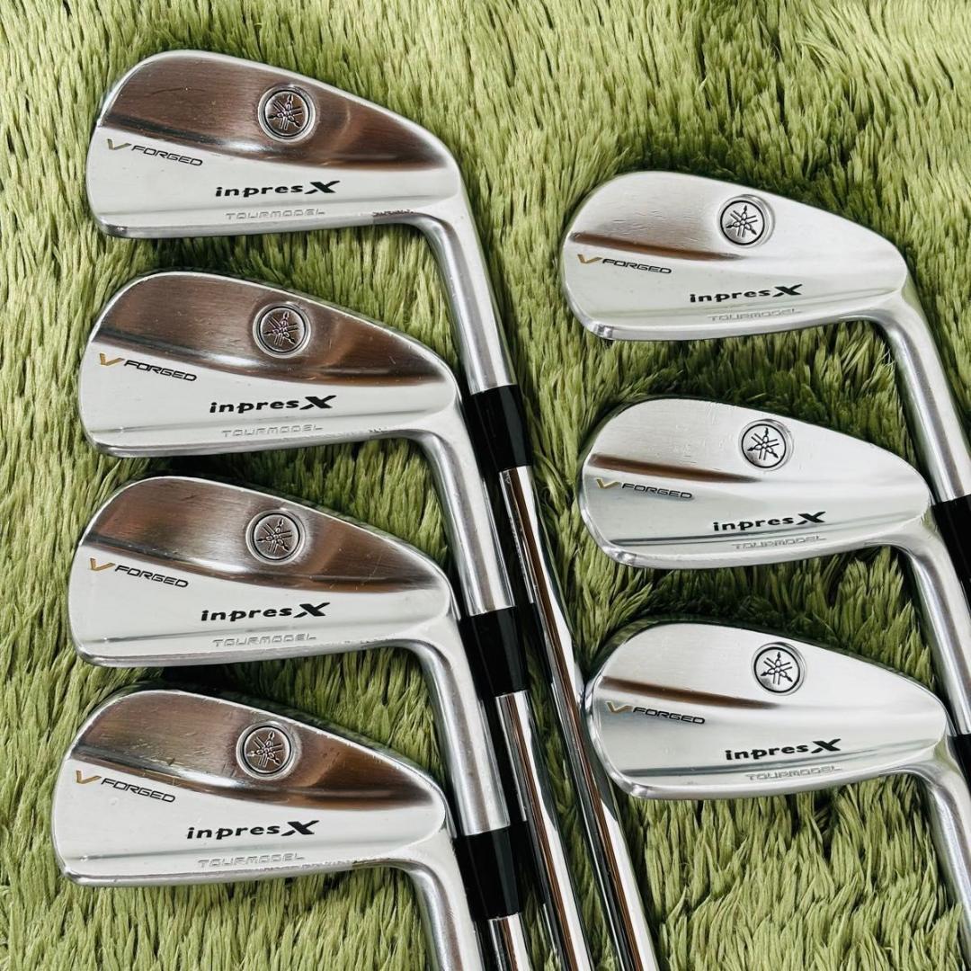 ヤマハ インプレスX Vフォージドツアーモデル アイアン7本セット メンズゴルフ