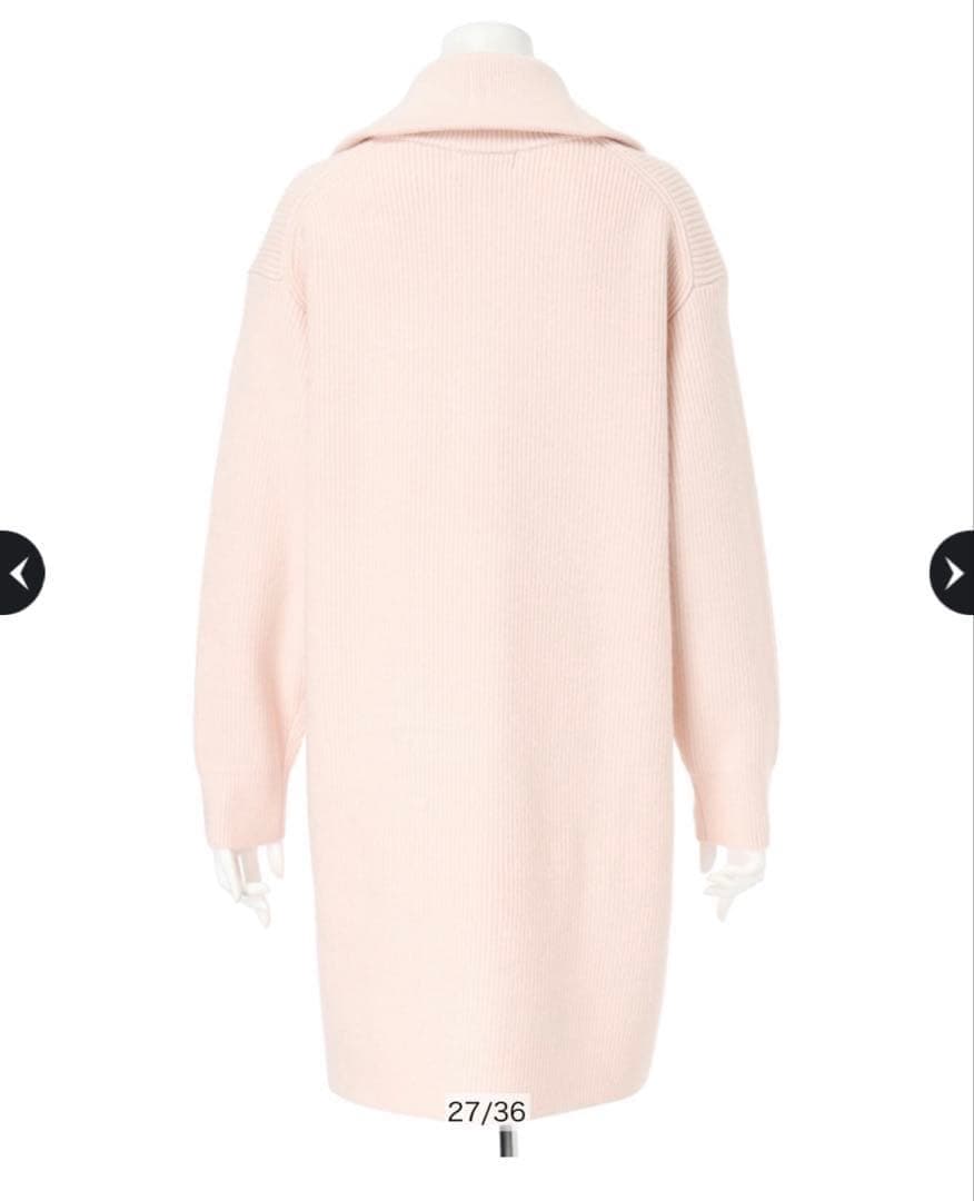 Arpege story ハーフジップミニニットワンピース 一 番 安い