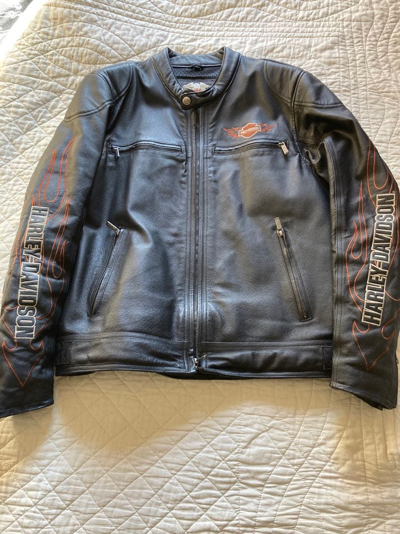 メンズ　ハーレーダビットソン　レザージャケット　サイズM