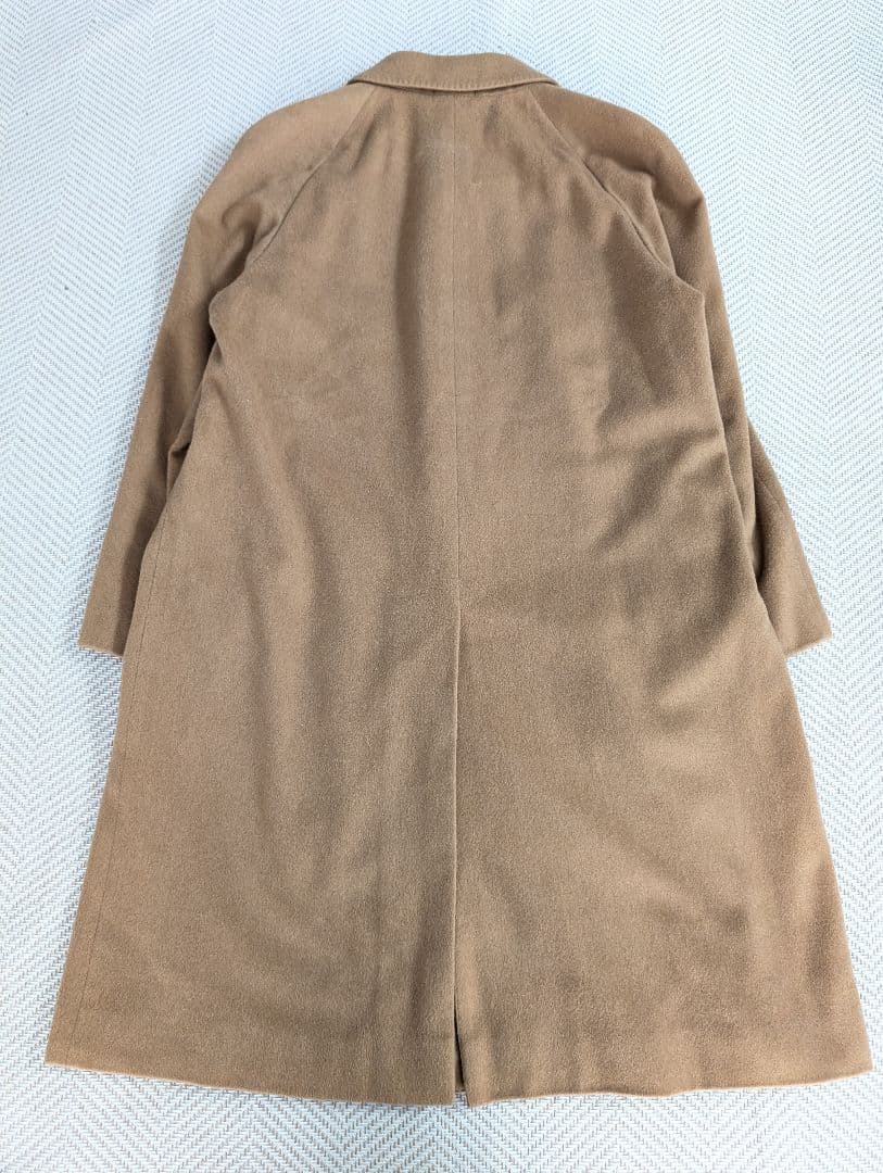 LANVIN PARIS ランバンウール カシミア100% ロングコート 茶