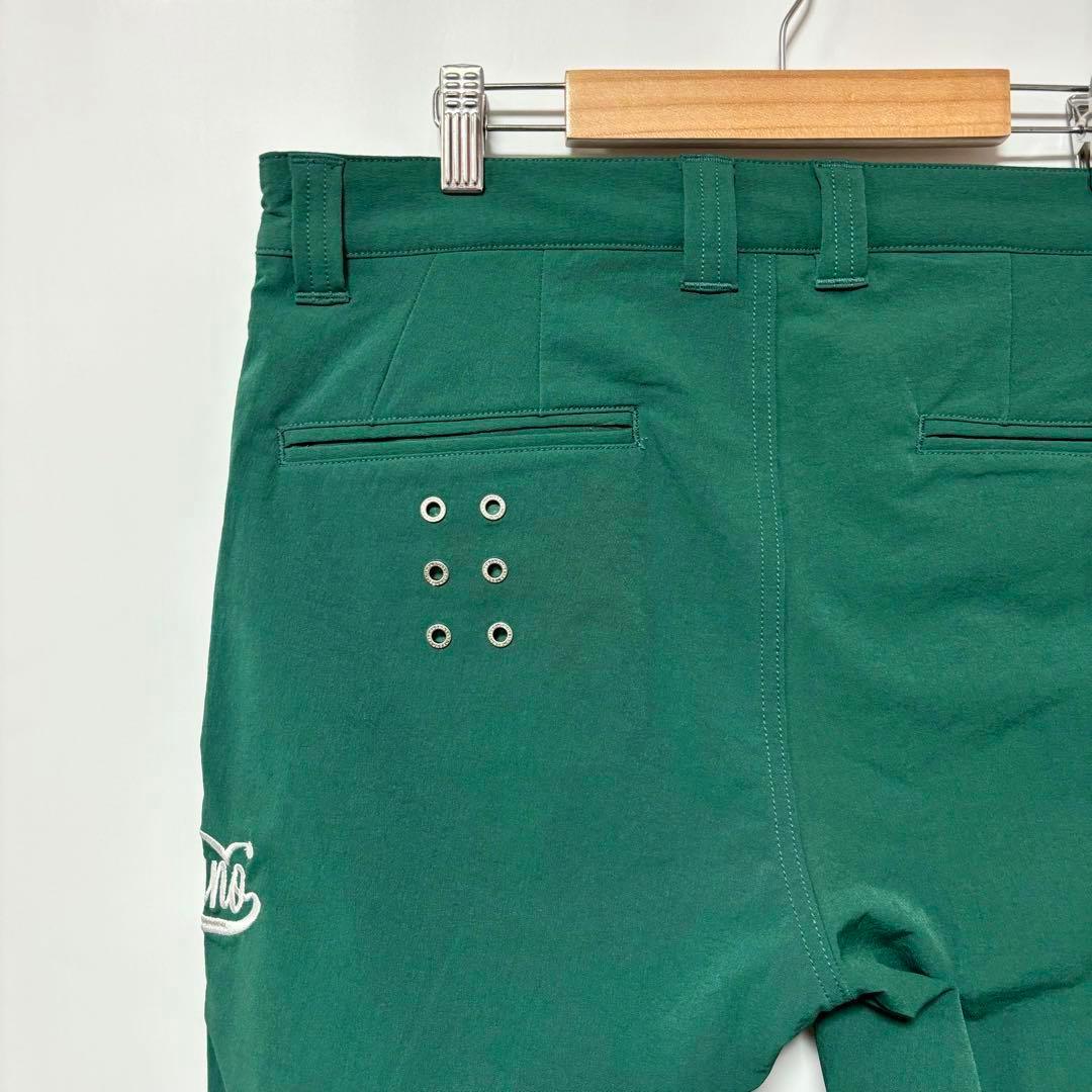 ラッセルノ ゴルフ フラッグロゴ ストレッチ スキニー パンツ グリーン M 4