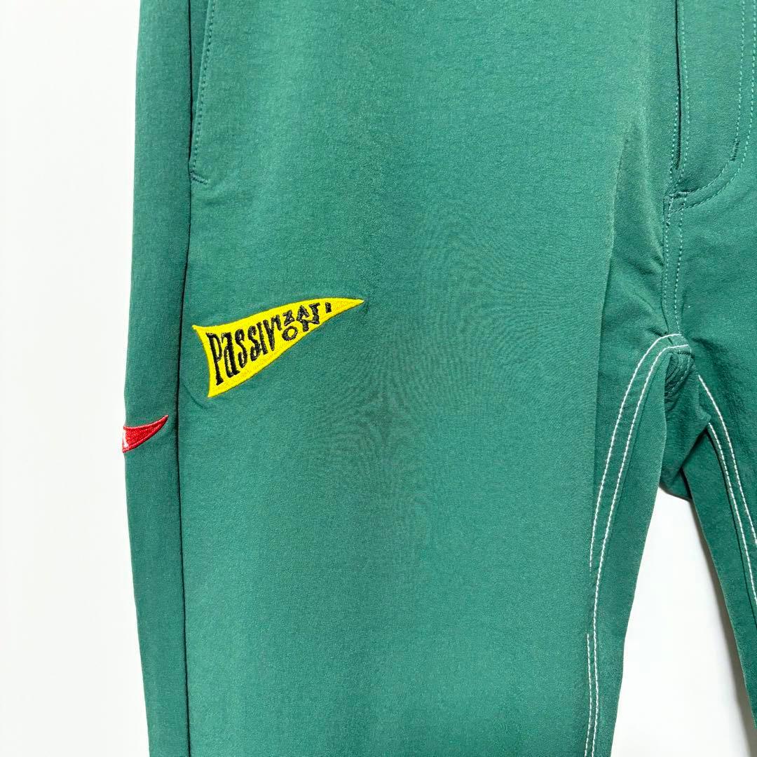 ラッセルノ ゴルフ フラッグロゴ ストレッチ スキニー パンツ グリーン M 4