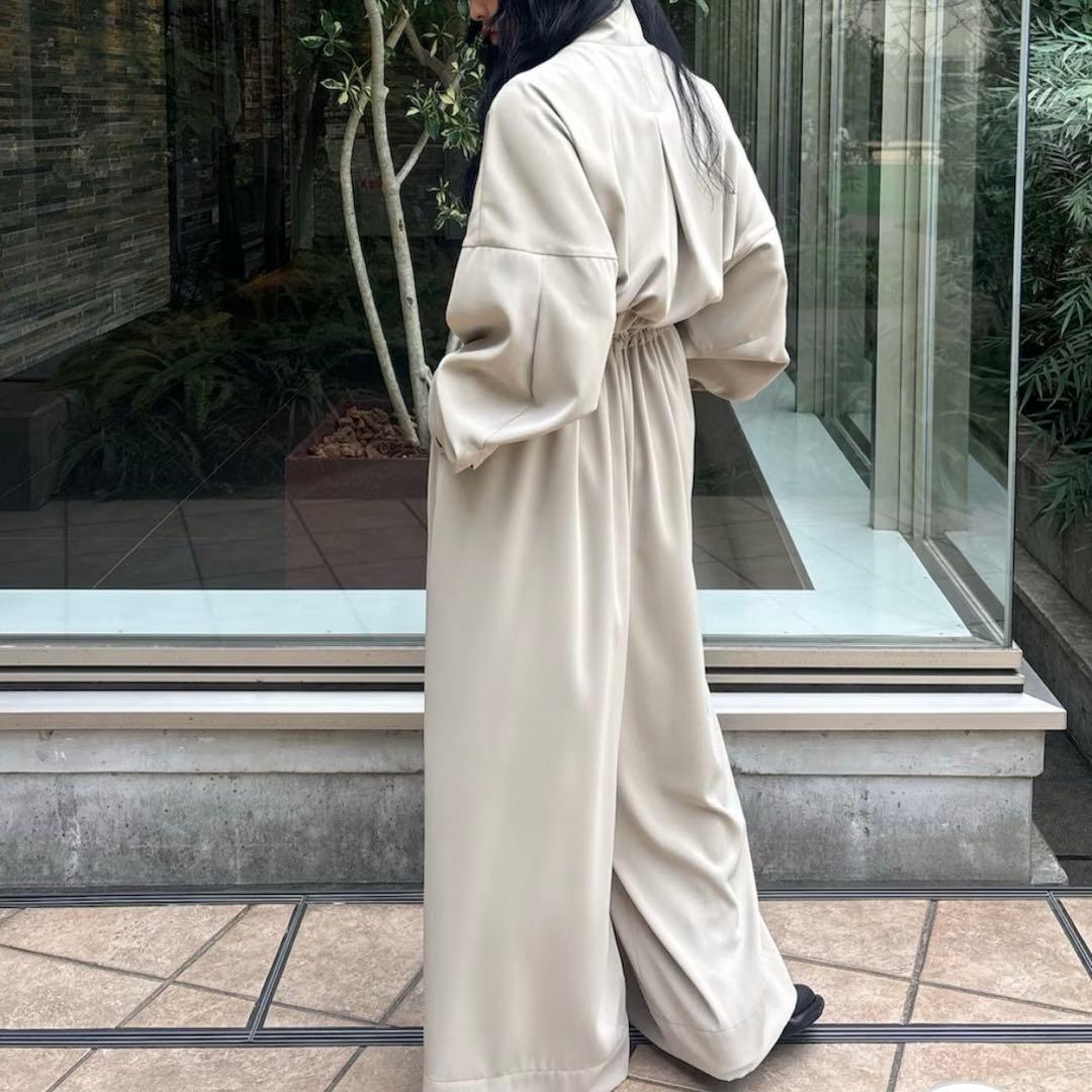 25年SS UN3D.アンスリードWAVE SHIRRING JUMP SUIT