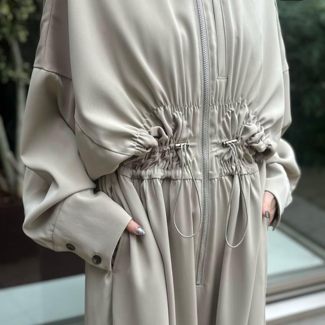 25年SS UN3D.アンスリードWAVE SHIRRING JUMP SUIT