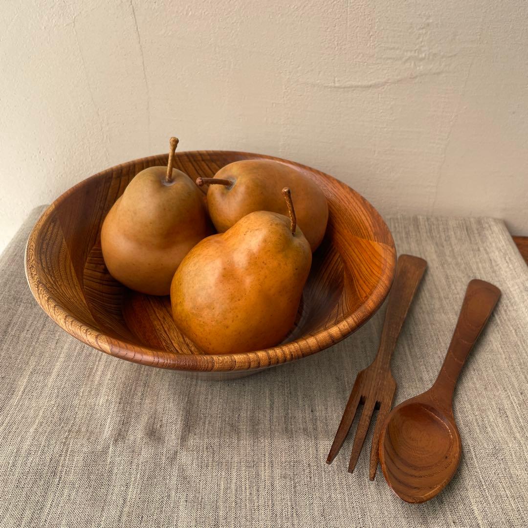木製 寄木細工 サラダボウル 小田原 銘木 大型 フルーツボウル 盛り籠
