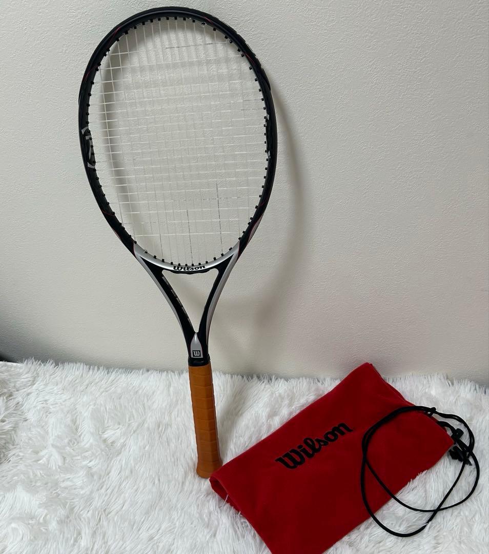 【極美品】Wilson ケー プロ ツアー 96 RED テニスラケットケース付