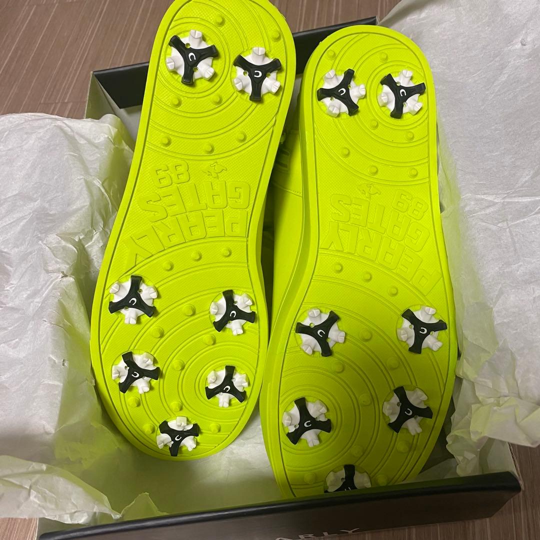 PEARLY GATES ネオンイエロー ゴルフシューズ