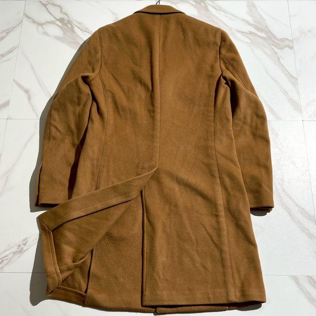 LARDINI ブートニエール チェスターコート キャメル ロング 【177】