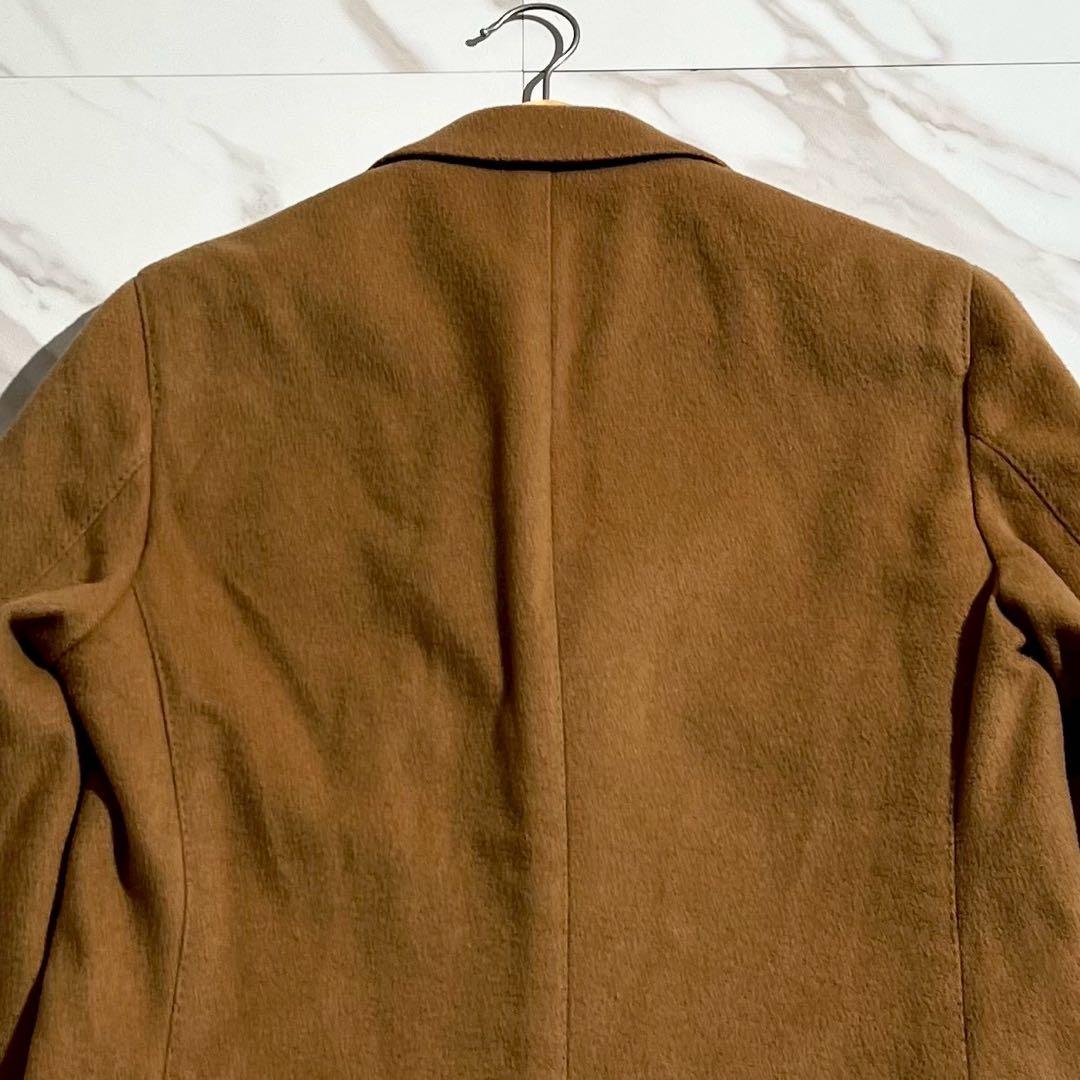 LARDINI ブートニエール チェスターコート キャメル ロング 【177】