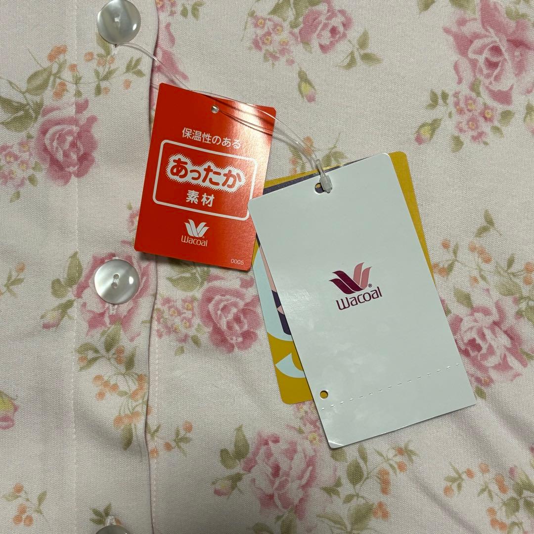 Wacoal パジャマ　あったか素材　長袖長ズボン　花柄 SPサイズ