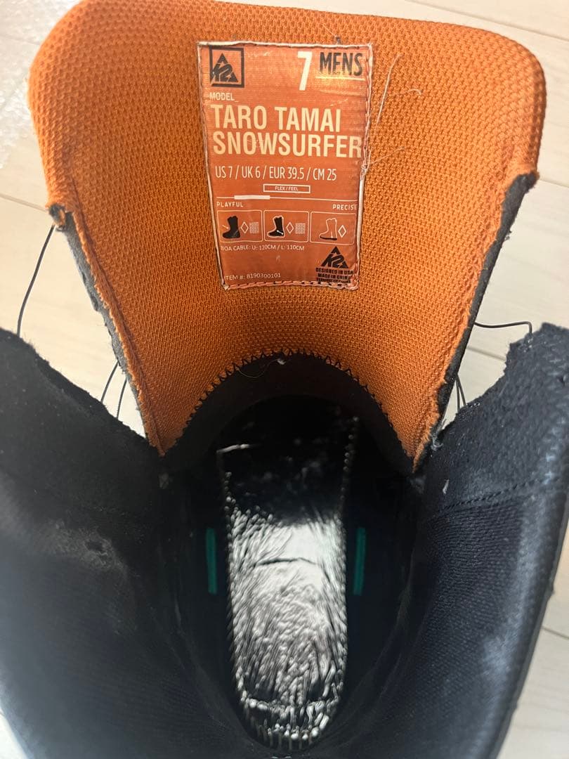 K2 taro tamai surfer 7(25.0) K2TTブーツ