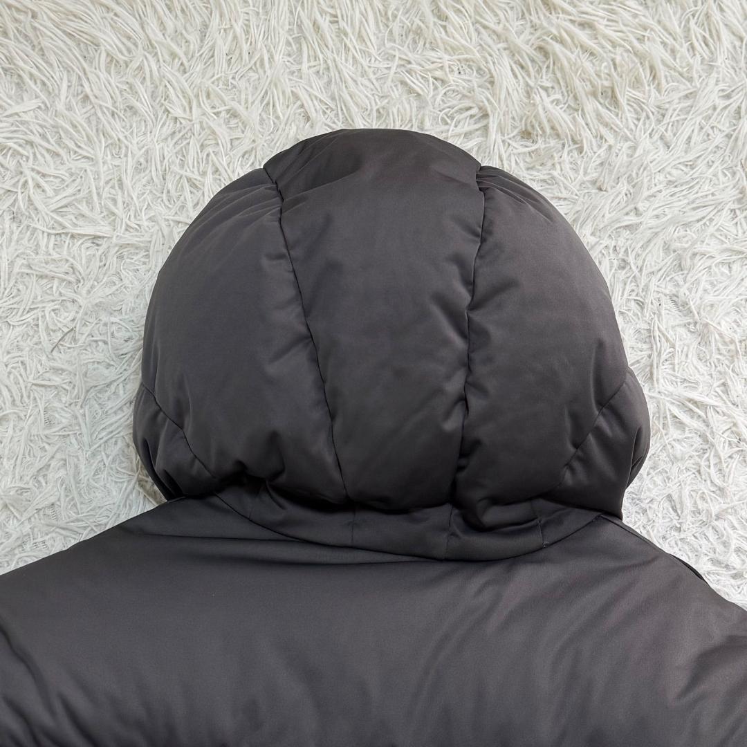 16982✨バーバリーブラックレーベル LL ホースロゴ ダウンジャケット