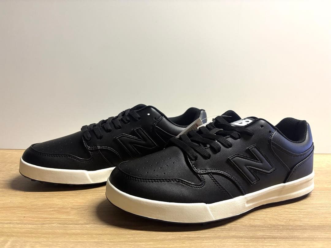 未使用 25.5cm 2E ニューバランスゴルフシューズUGC480PCブラック