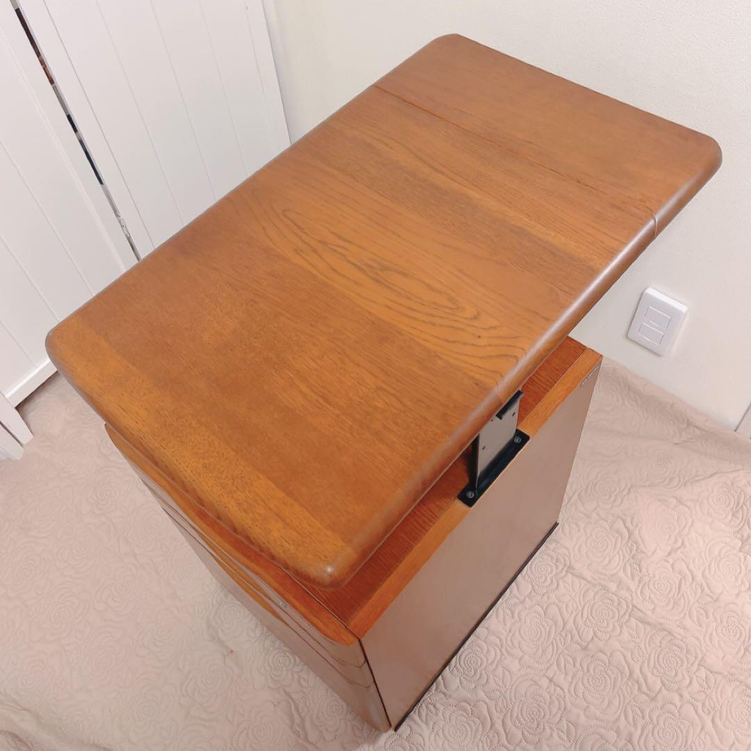 ■専用ページ■カリモク デスクワゴン 袖机 S9079 天然木 サイドテーブル