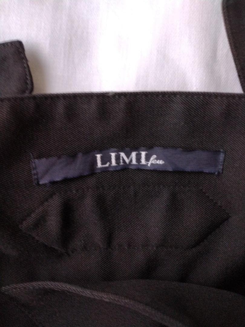☆美品☆Yohji Yamamoto LIMI ベルテッドパンツ フェイスロゴ