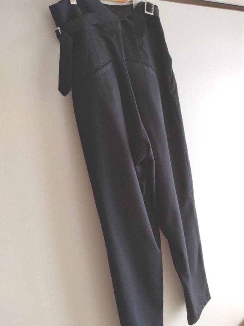 ☆美品☆Yohji Yamamoto LIMI ベルテッドパンツ フェイスロゴ