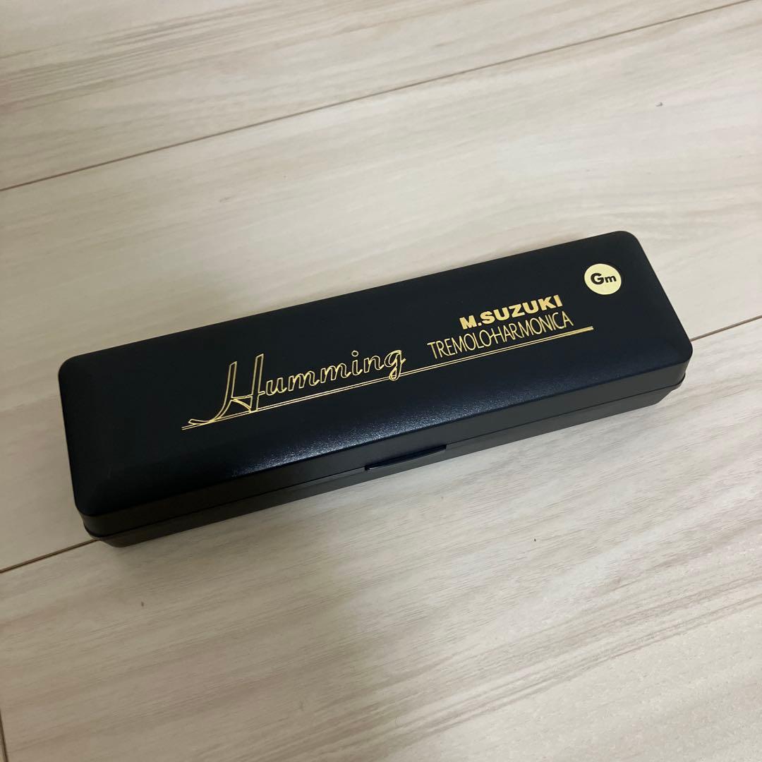 M. SUZUKI Humming トレモロハーモニカ　７本　TOMBOケース