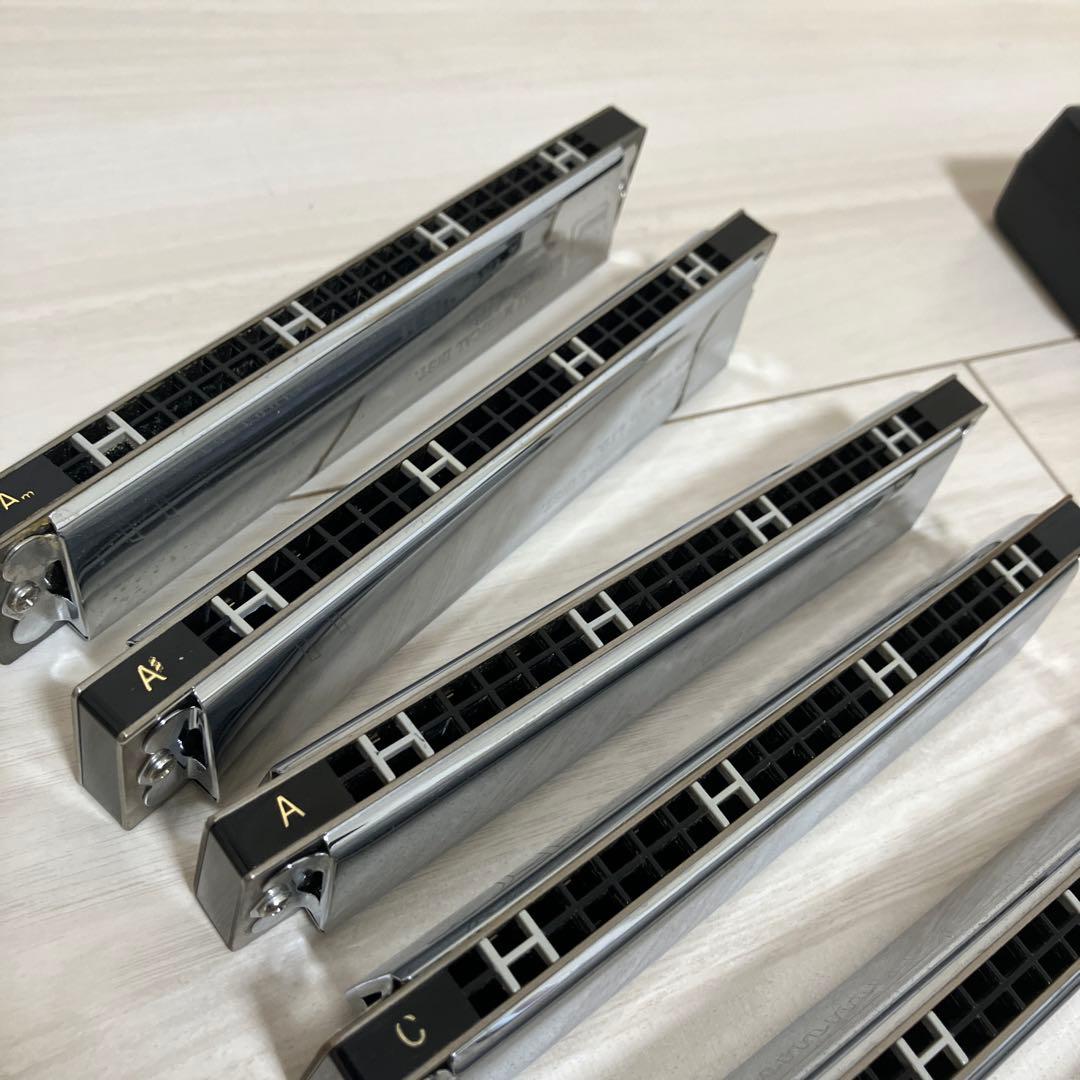 M. SUZUKI Humming トレモロハーモニカ　７本　TOMBOケース