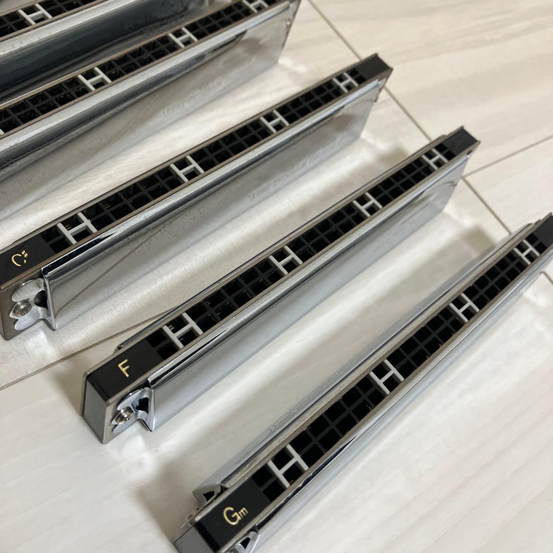 M. SUZUKI Humming トレモロハーモニカ　７本　TOMBOケース