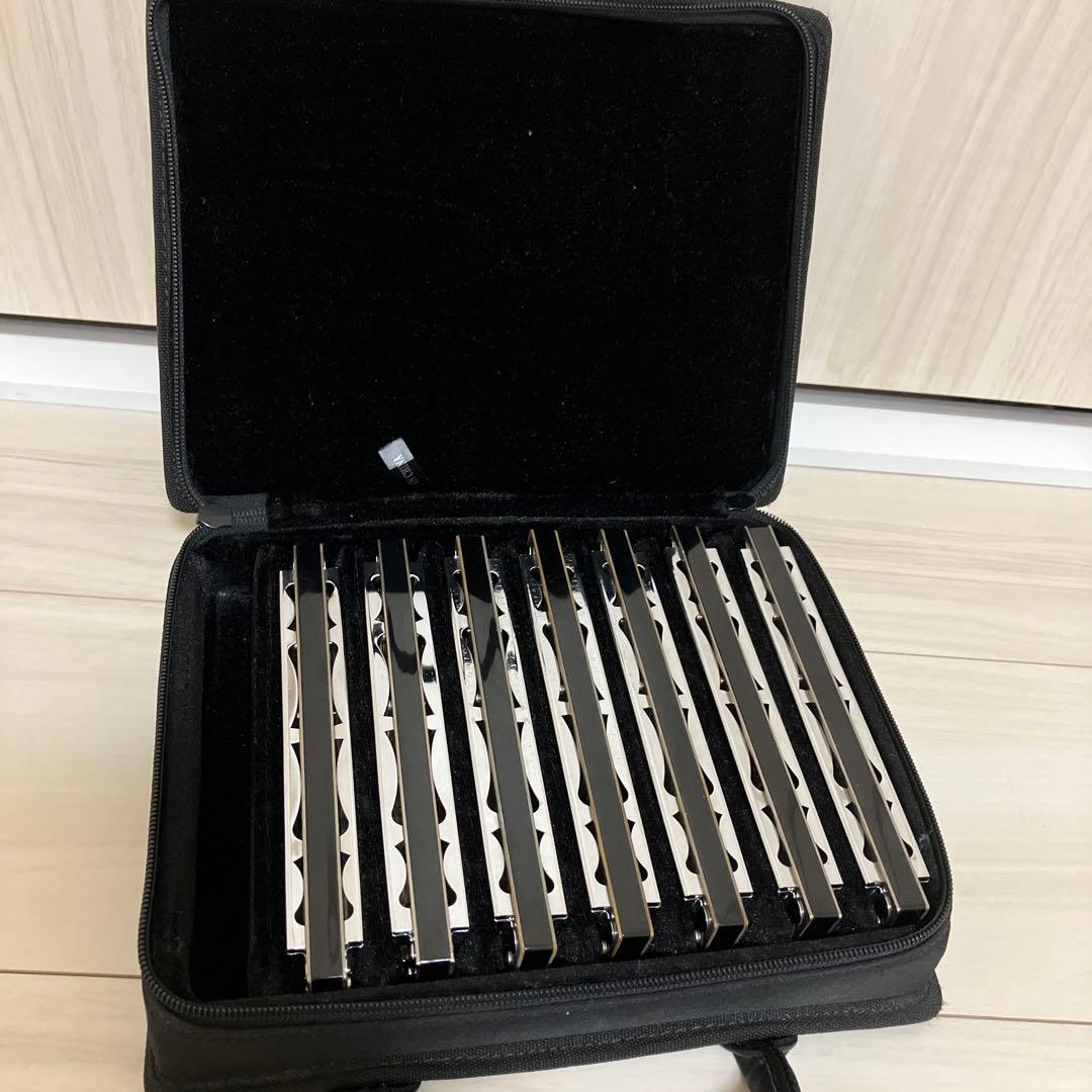 M. SUZUKI Humming トレモロハーモニカ　７本　TOMBOケース