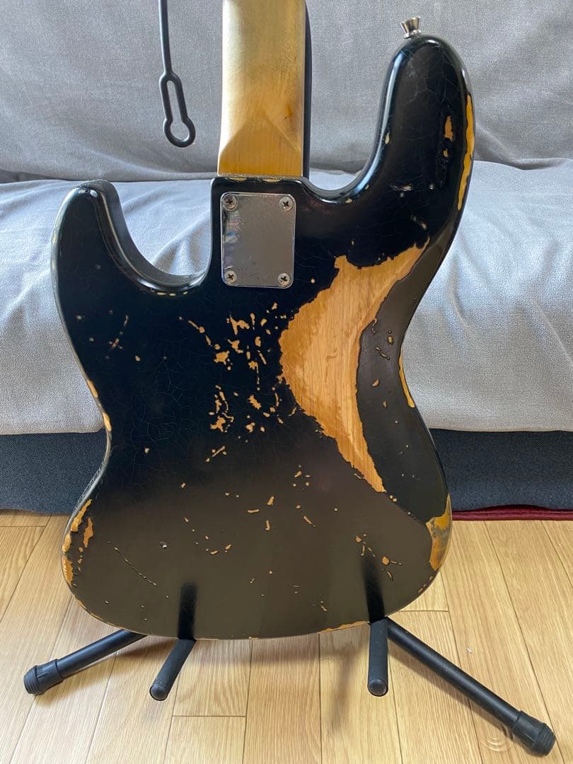 ノーブランドJazz Bass ブラック ヴィンテージ風