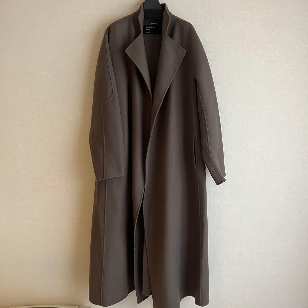 Chaos カオス アールスーペリアノーカラーコート モカ - メルカリ