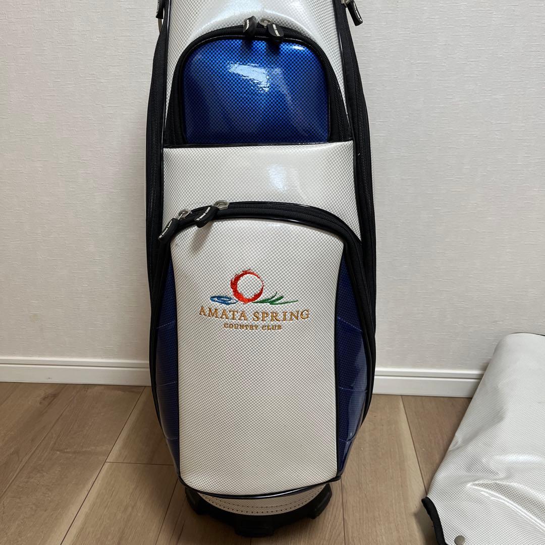 ☆貴重☆タイの名門AMATA SPRING キャディバッグ ホワイト/ブルー
