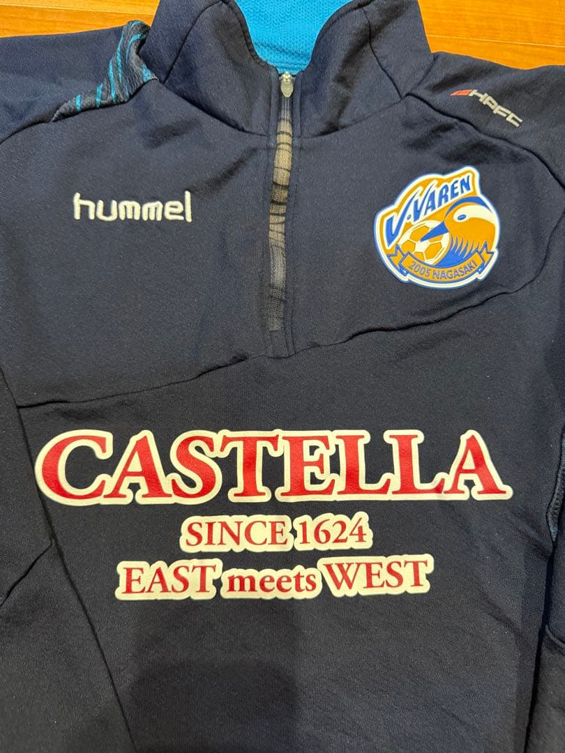 ヒュンメル　V・ファーレン長崎 ハーフジップアップウェア　Mサイズ　美品　練習着