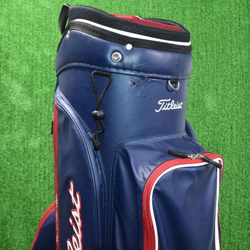 Titleist/タイトリスト ゴルフ キャディバッグ９型【ネイビー】訳あり品！