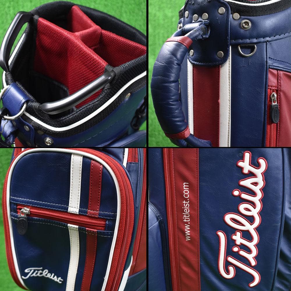 Titleist/タイトリスト ゴルフ キャディバッグ９型【ネイビー】訳あり品！