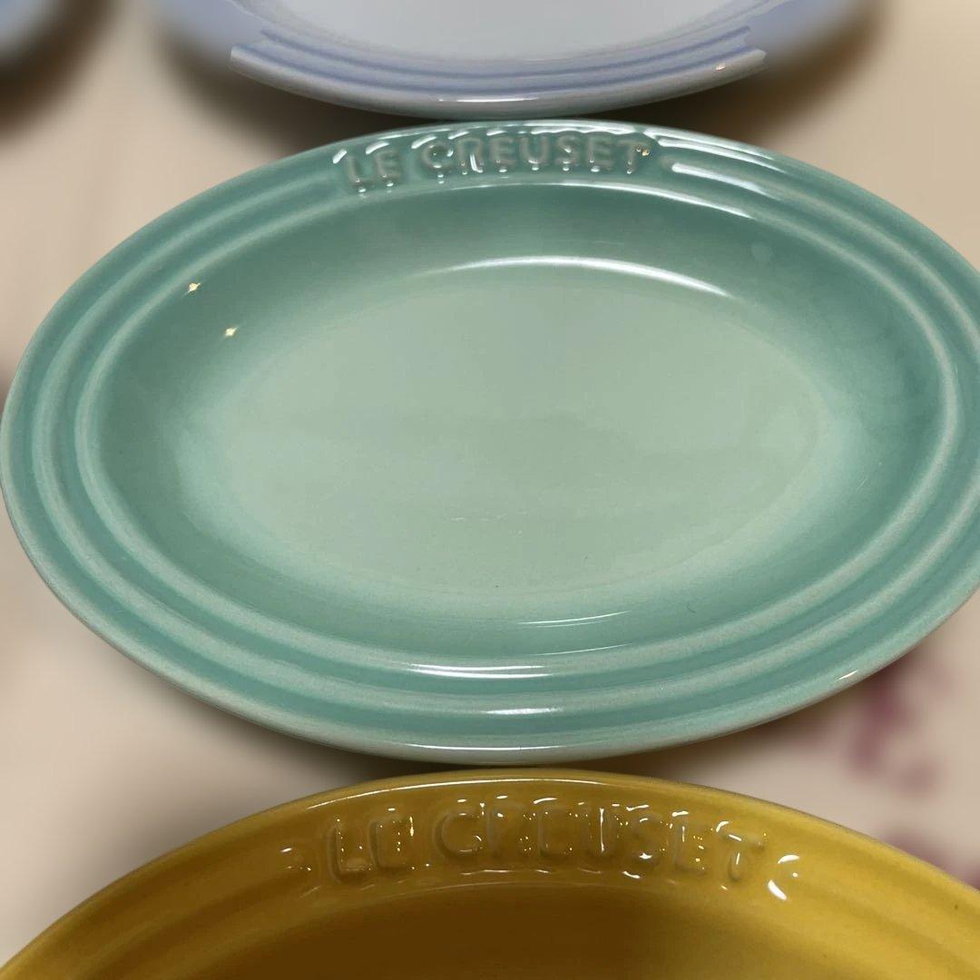 《新品》LE CREUSET ミニオーバルプレート 10枚セット