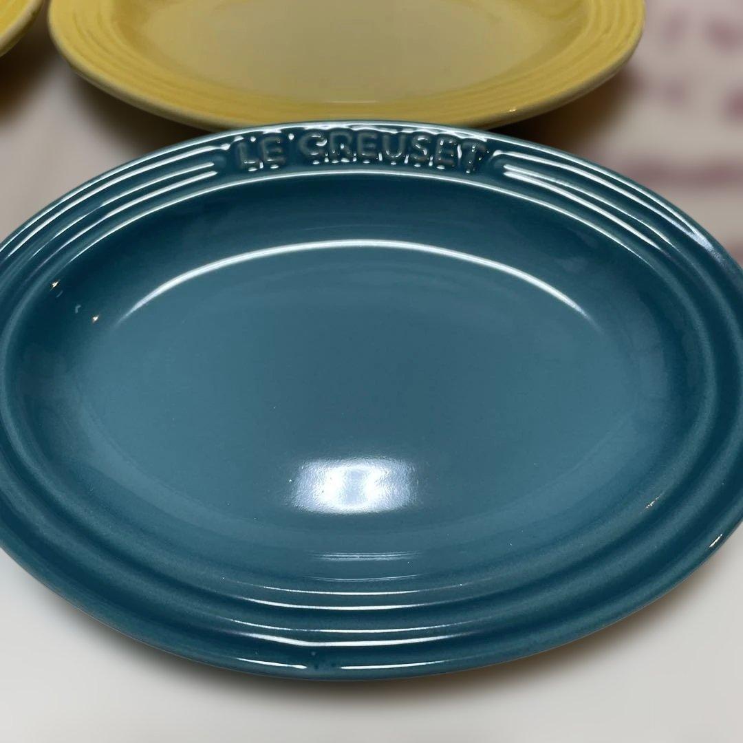 《新品》LE CREUSET ミニオーバルプレート 10枚セット