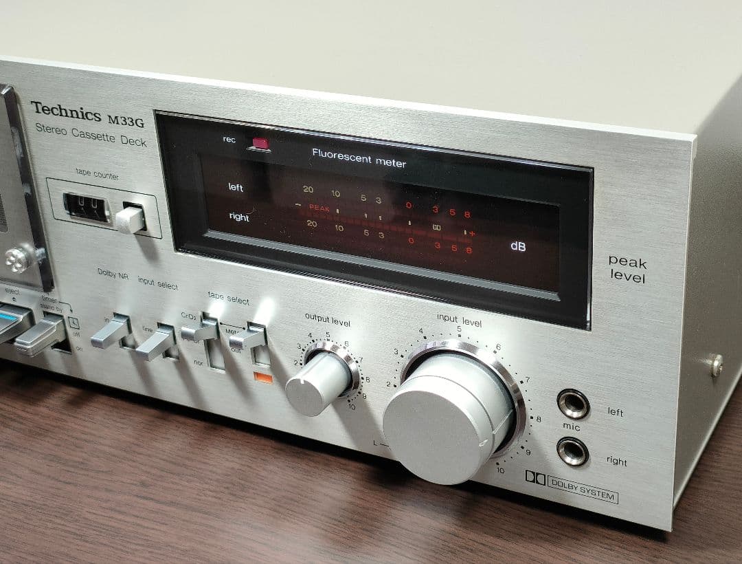 テクニクス Technics RS-M33Gカセットデッキ【録音再生良好】 kyoto