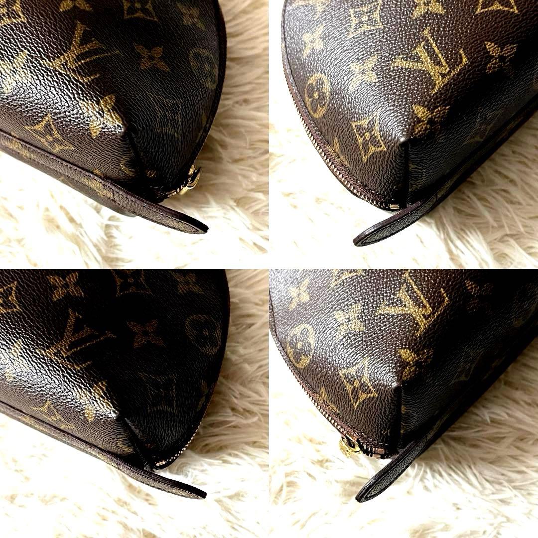 美品　ルイヴィトン モノグラム 大きめサイズ　ポーチ ドゥミロンド ベタ除去済み
