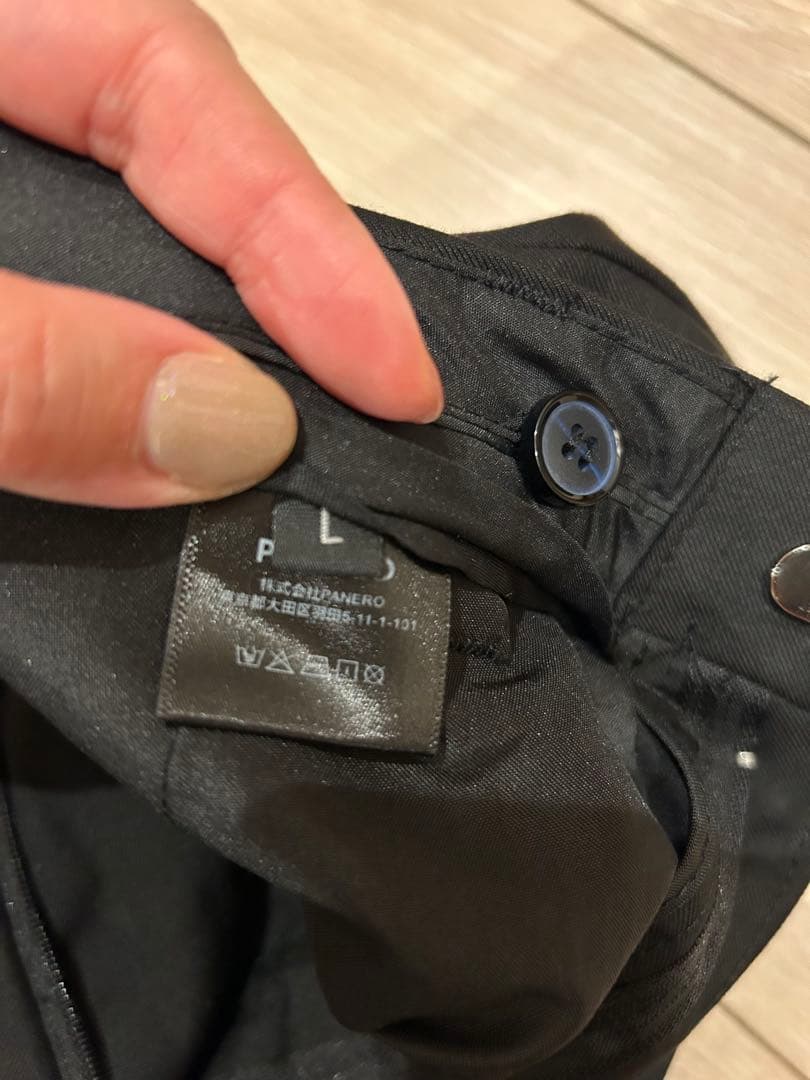 PANERO “FLARE SLACKS”（BLACK） L