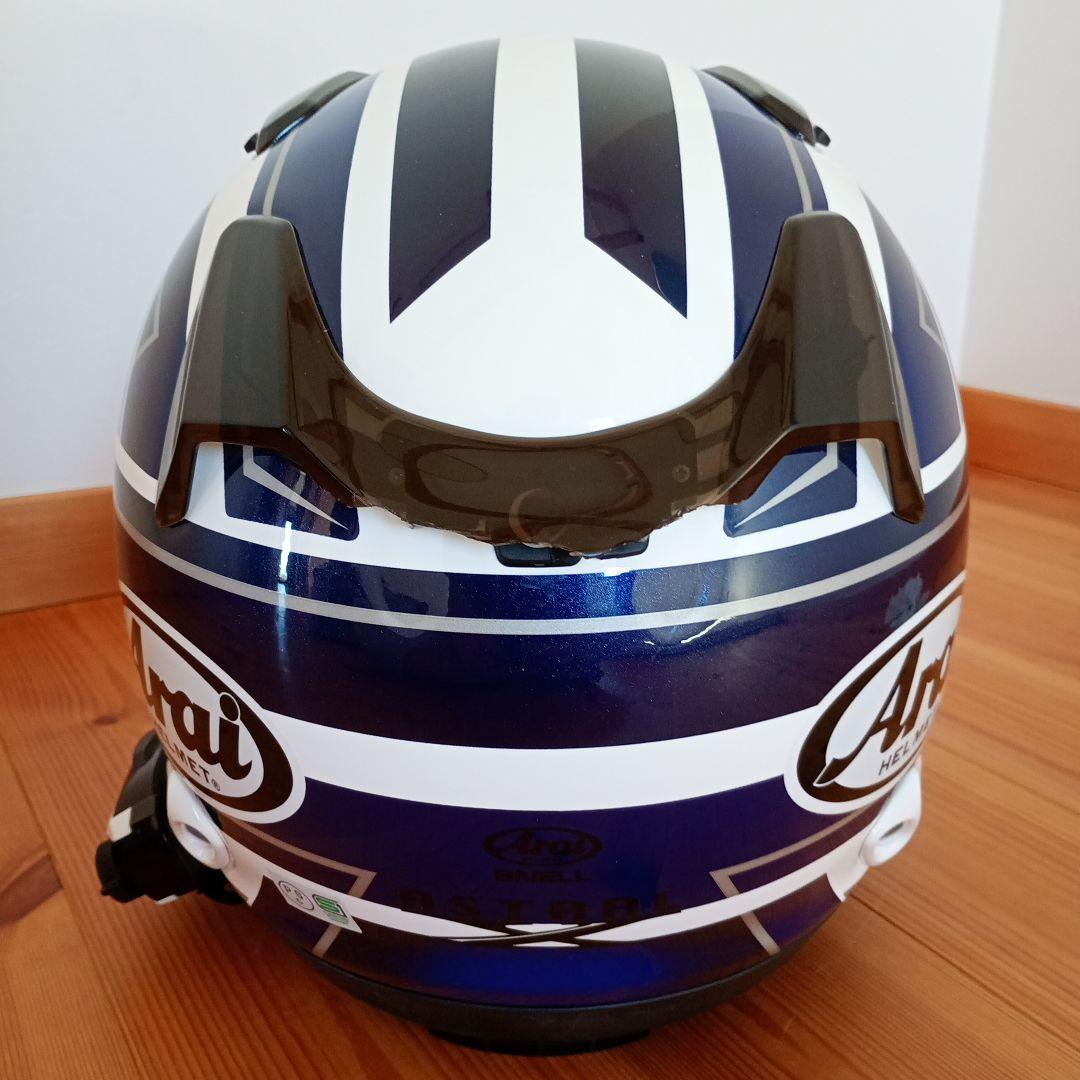 Arai astralX フルフェイスヘルメット 青・白 - メルカリ