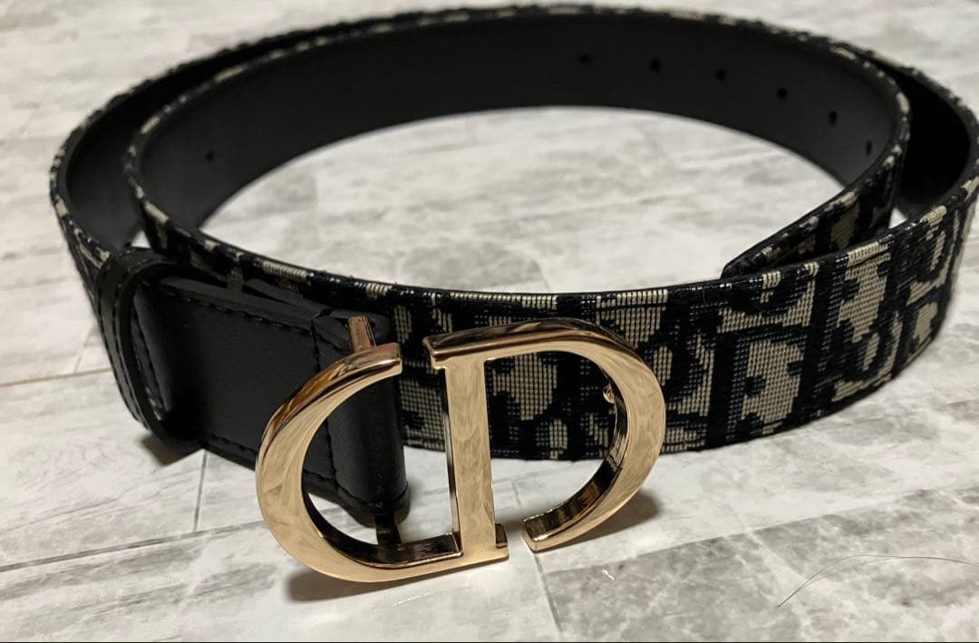 dior ベルト CD モノグラム リバーシブル - メルカリ