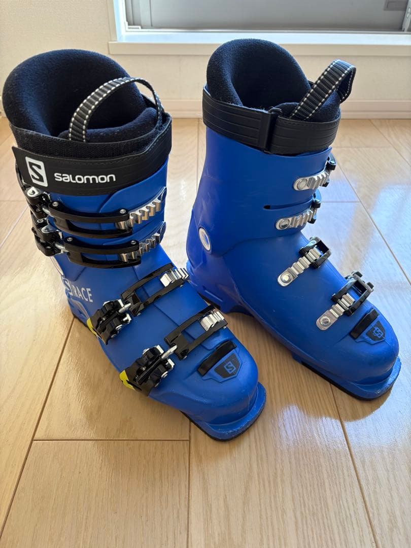 ☆一時値下げ☆Salomon 子ども用スキーブーツ青24/24.5㌢（285