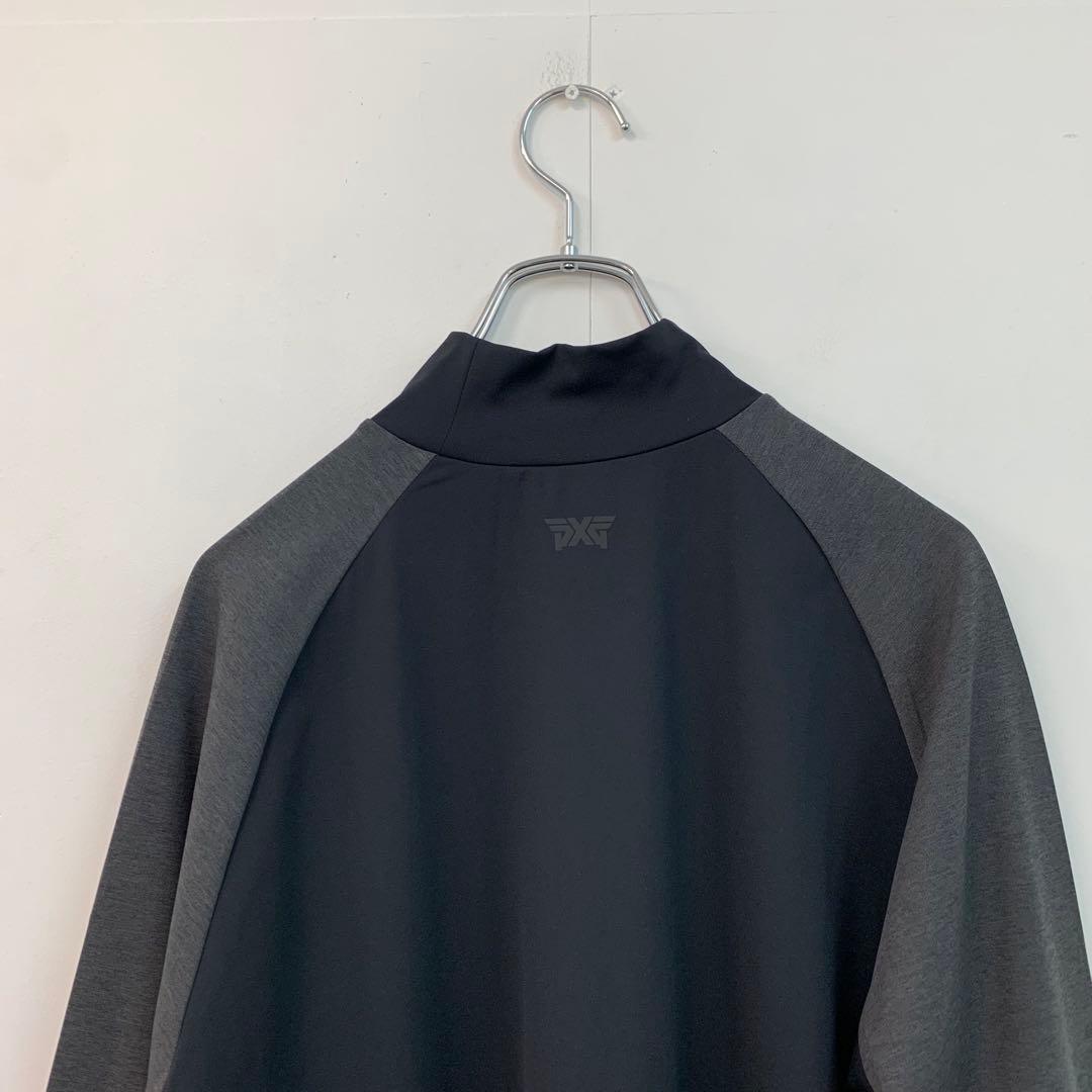 新品 未使用 PXG ツートーン ロングスリーブ モックネック ブラック L
