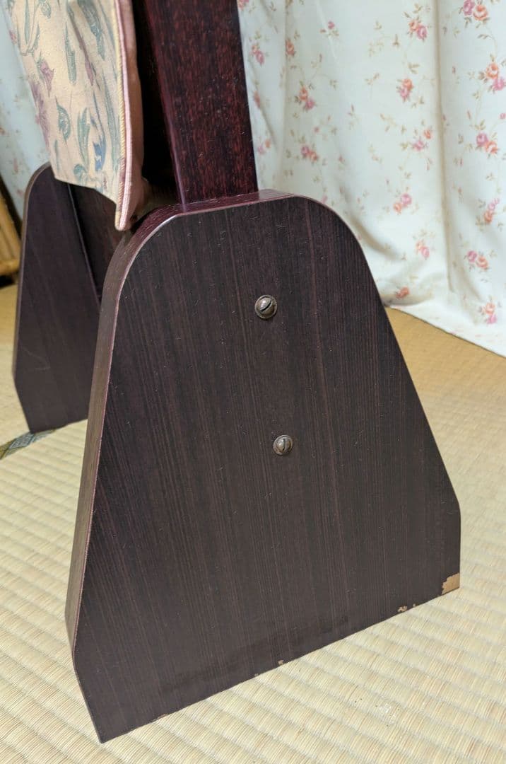 鎌倉彫　全身姿見　アーチ型スタンドミラー　カバー付き（ハンドメイド）